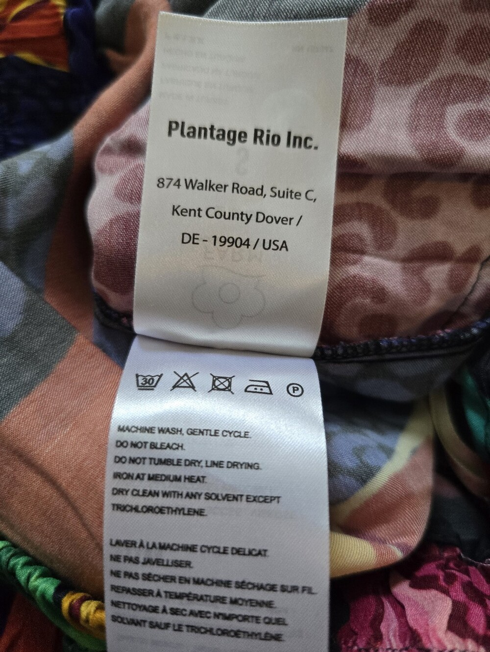 Farm Rio Mystic Jungle Print Wide Leg Pants Small - Picture 12 of 13